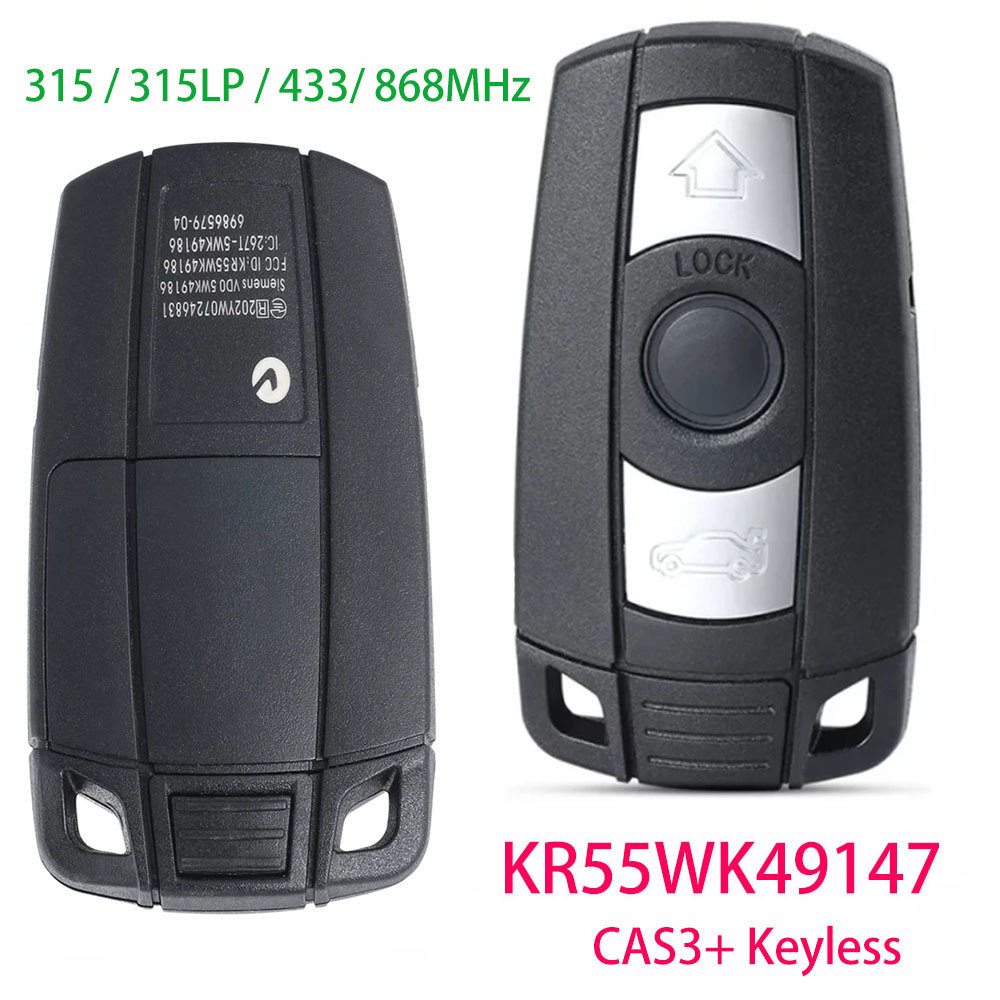 KR55WK49147 Keyless Smart Key  For BMW 3 Series 5 Series E90