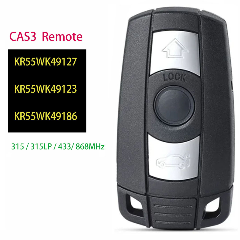 KR55WK49127 / KR55WK49123 / KR55WK49186 Remote Key For BMW E60 E70 E90