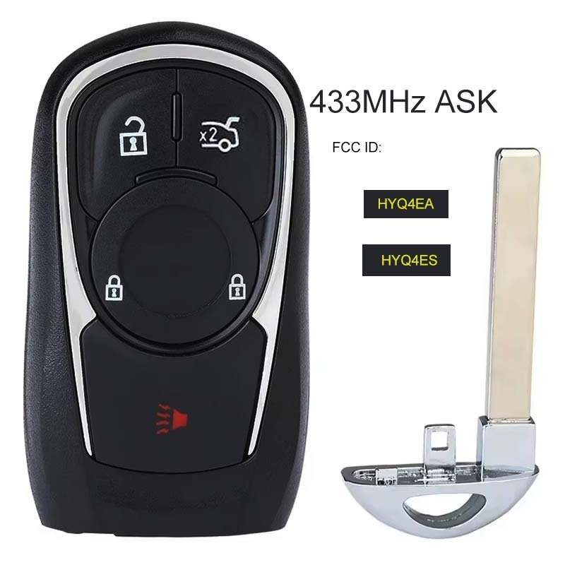 (433Mhz) HYQ4ES / HYQ4EA Smart Key NCF2951E Chip For Buick Lacrosse