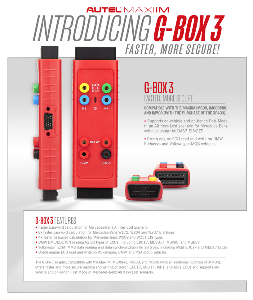 (Global Version) 2024 Autel MaxiIM IM608 PRO II (Autel IM608 II) Full Kit Plus IMKPA Accessories with Free G-Box3 APB112