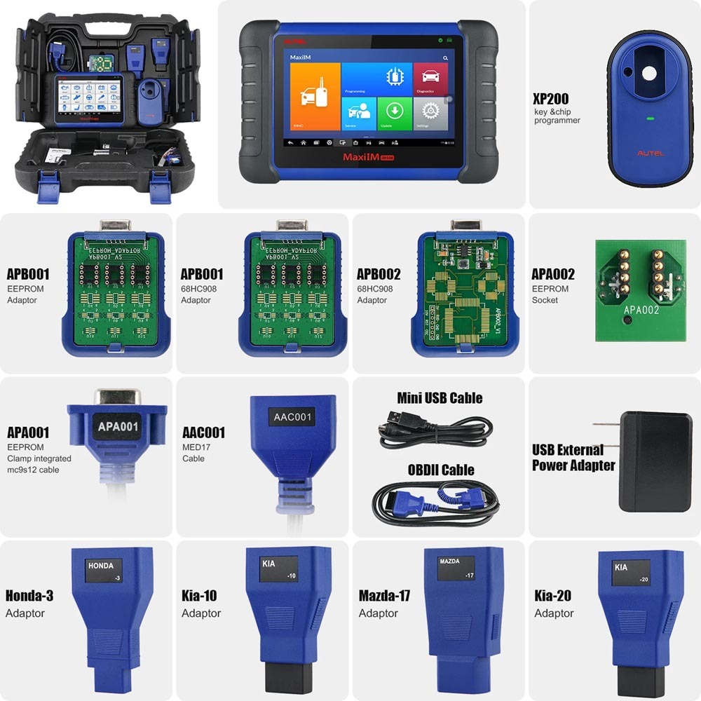 (2 Years Free Update ) Autel MaxiIM IM508 Advanced IMMO & Key Programming Tool with XP200 Programmer Support 20+ Service Functions
