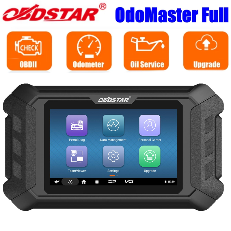OBDSTAR ODO Master Full Version for Odometer Adjustment/ Oil Reset/ OBDII Functions Get Free FCA 12+8 Adapter with 13 Months Free Update