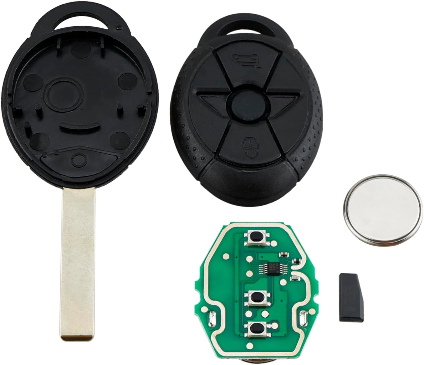 (315Mhz) 3btn Remote Key PCF7935 For BMW Mini (EWS System)