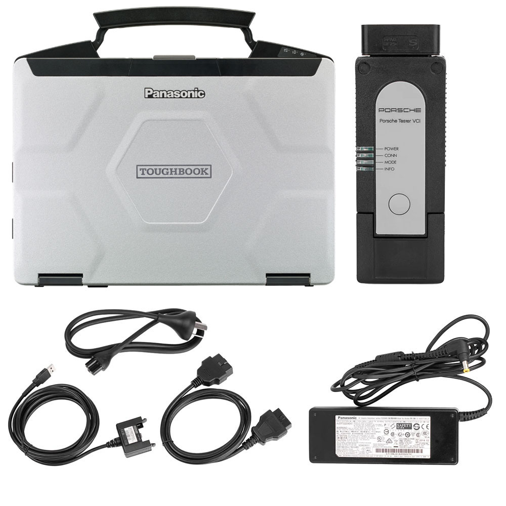 PIWIS 4 With PIWIS4 Software SSD installed on Panasonic CF-54 Laptop PIWIS IV PT4G VCI