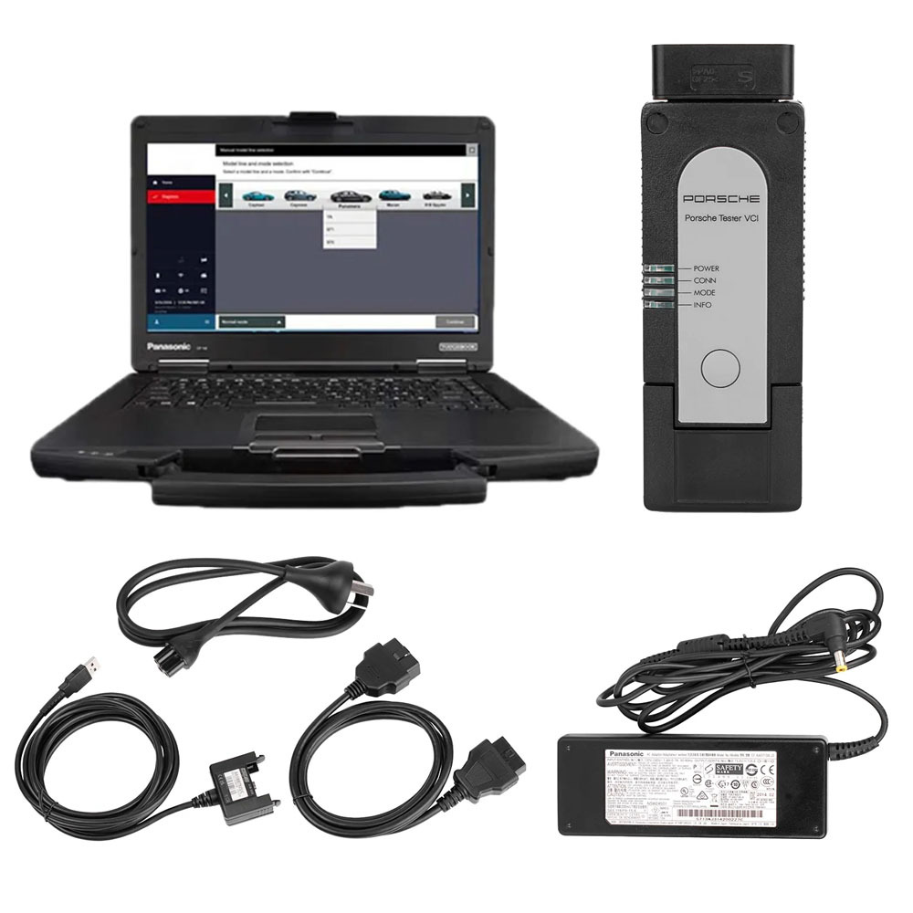 PIWIS 4 With PIWIS4 Software SSD installed on Panasonic CF-54 Laptop PIWIS IV PT4G VCI