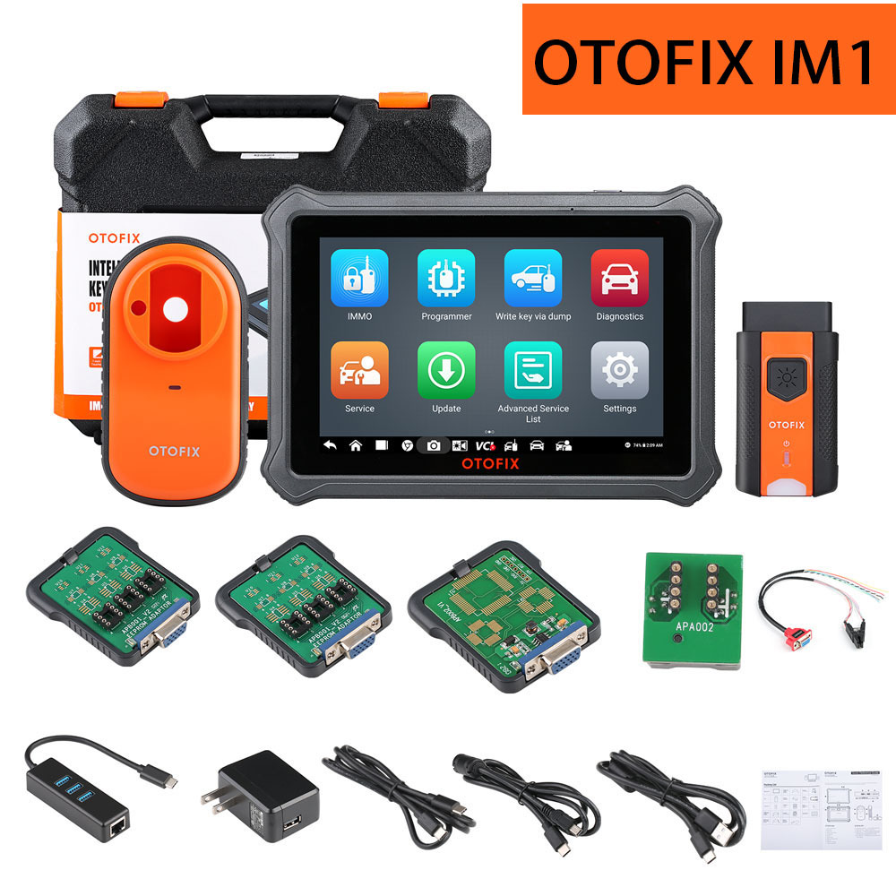 OTOFIX IM1 Advanced IMMO Key Programmer with the XP1 key programmer and Diagnostic Tool