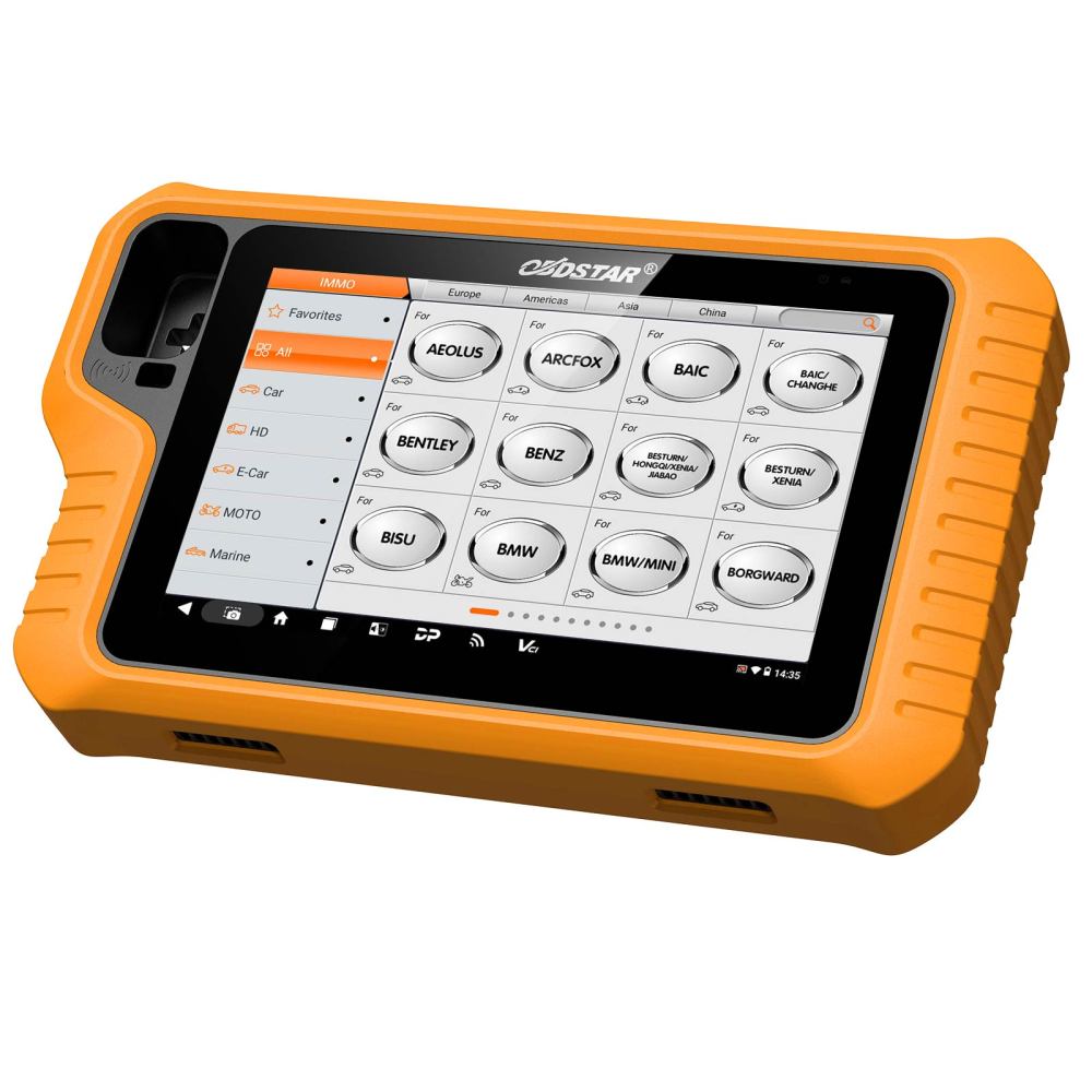 2025 OBDSTAR X300 Classic G3 Key Programmer with Built-in CAN FD DoIP Support Car/ HD/ E-Car/ Motorcycles/ Jet Ski Get Free Key Sim and Motor Adapters