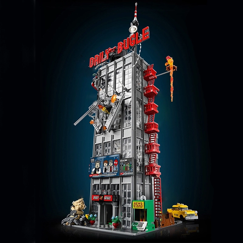 Daily Bugle Super Heroes compatible 76178