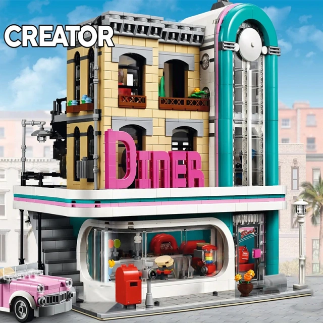 Downtown Diner Modular Buildings Creator Expert 10260