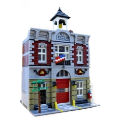 Fire Brigade Modular Buildings Creator Expert compatible 10197