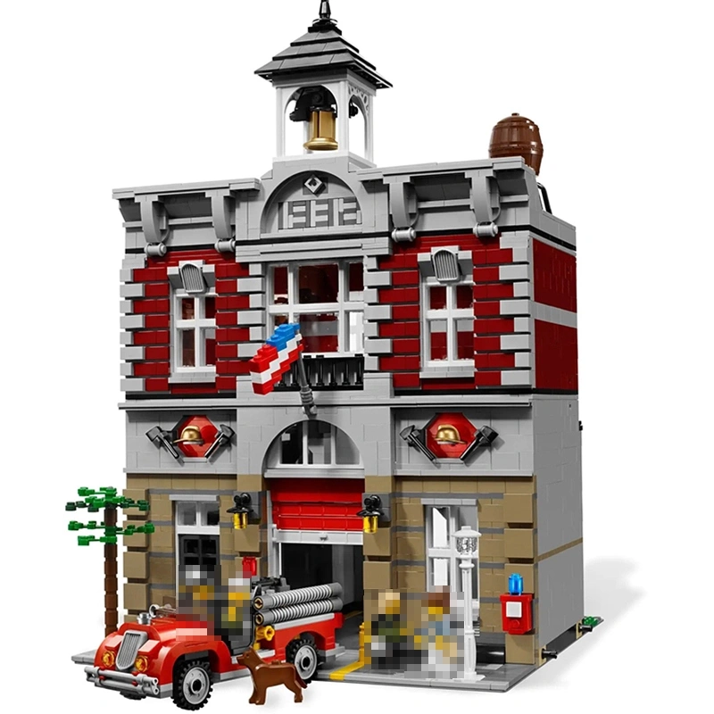 Fire Brigade Modular Buildings Creator Expert compatible 10197