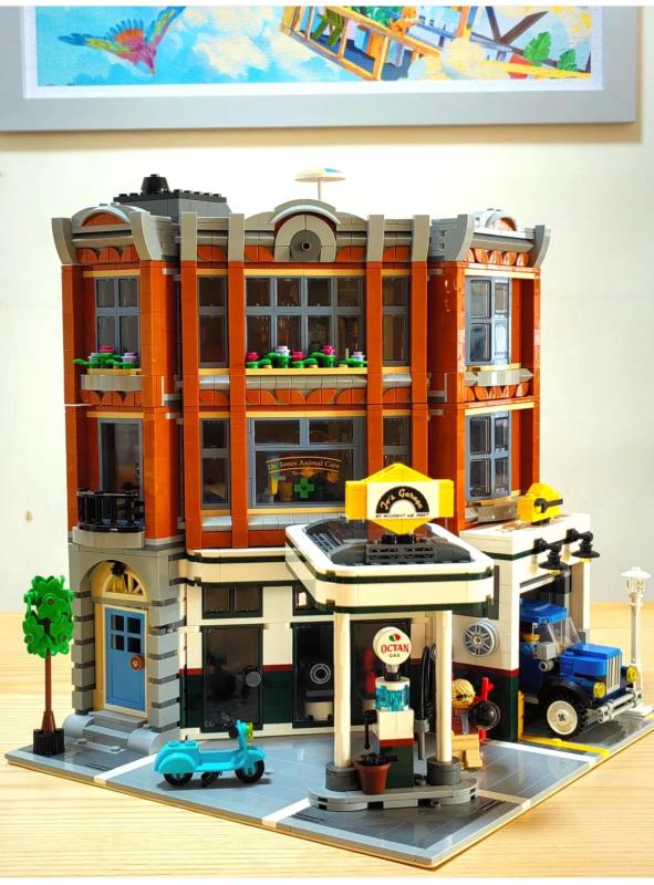 Corner Garage Modular Buildings Creator Expert compatible 10264