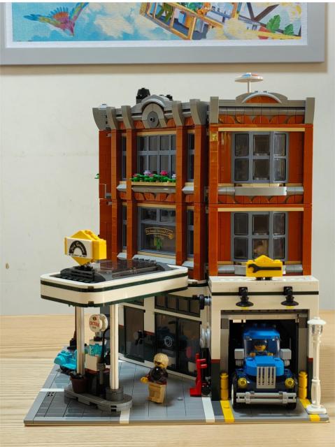 Corner Garage Modular Buildings Creator Expert compatible 10264