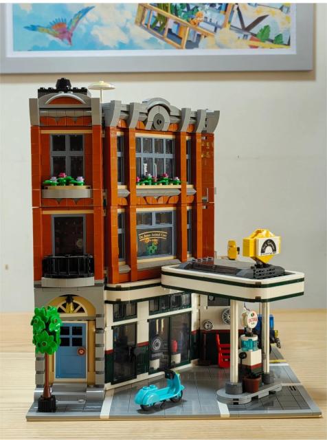 Corner Garage Modular Buildings Creator Expert compatible 10264