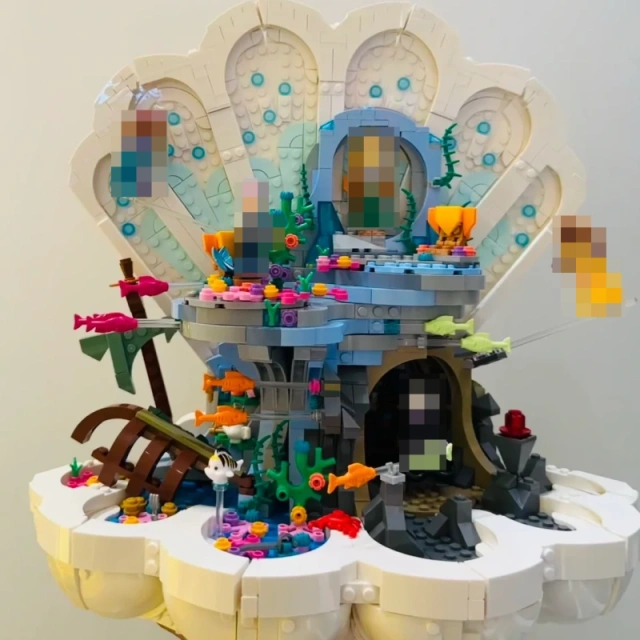 The Little Mermaid Royal Clamshell Creator Expert compatible 43225