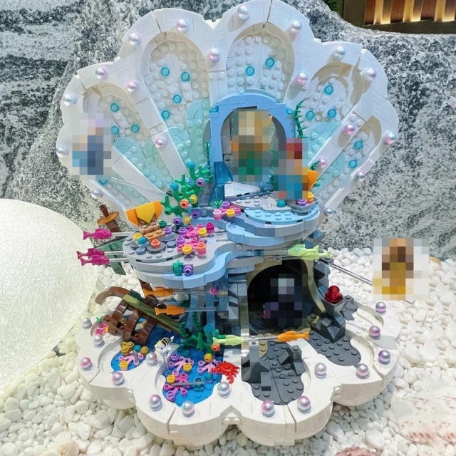 The Little Mermaid Royal Clamshell Creator Expert compatible 43225