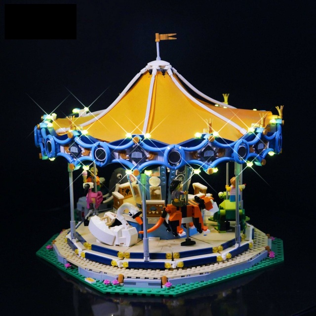 Carousel Amusement Park Fairground Creator Expert compatible 10257