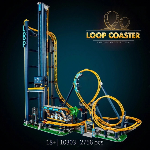 Loop Coaster Fairground Creator Expert compatible 10303