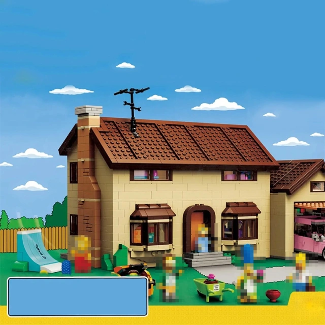 The Simpsons House Movie & Games compatible 71006