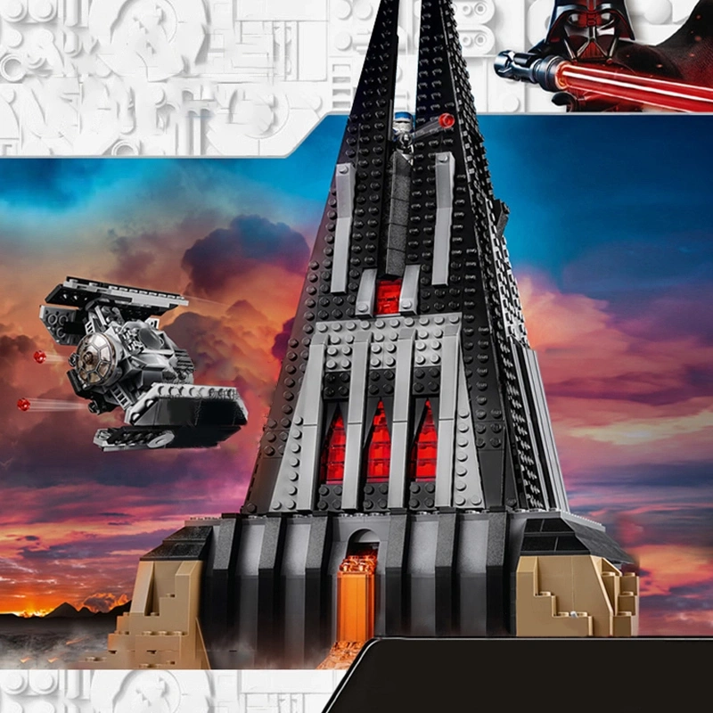 Darth Vader's Castle Star Wars Movie & Games compatible 75251