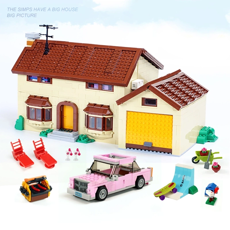 The Simpsons House Movie & Games compatible 71006