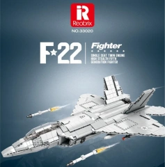 ReoBrix 33020 F-22 Fighter Military