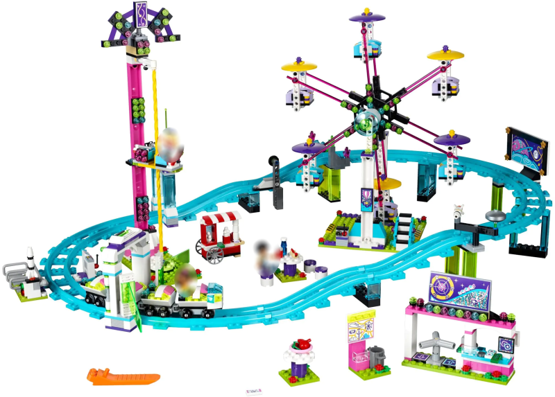 Amusement Park Roller Coaster Friends 41130