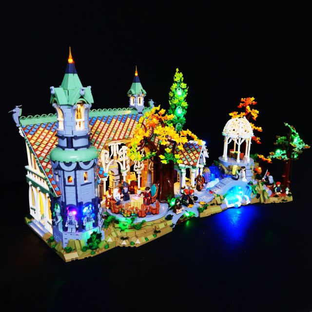 LED Lighting Kit for The Lord of the Rings: Rivendell 10316