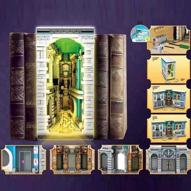 Reobrix 66032 Streetscape Book of Architecture Harry Potter Movie & Game