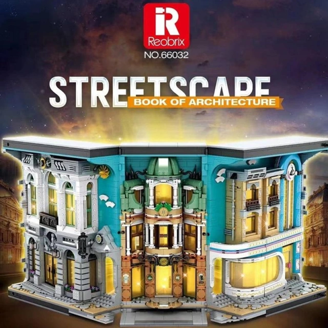 Reobrix 66032 Streetscape Book of Architecture Harry Potter Movie & Game
