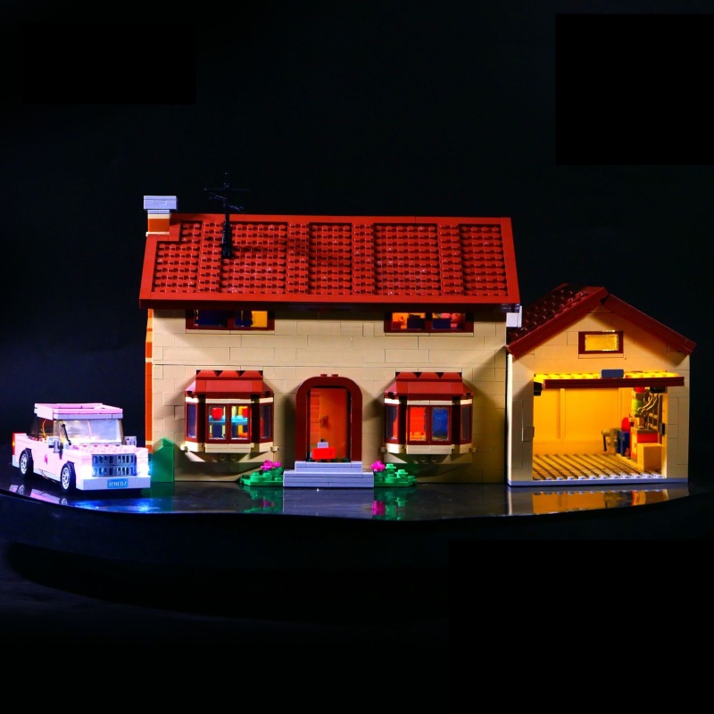 LED Lighting Kit for The Simpsons House 71006
