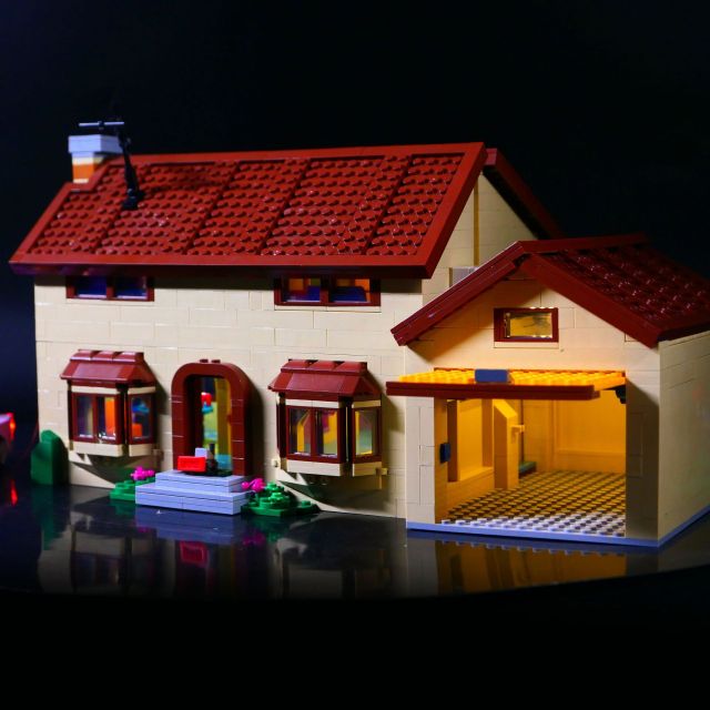 LED Lighting Kit for The Simpsons House 71006