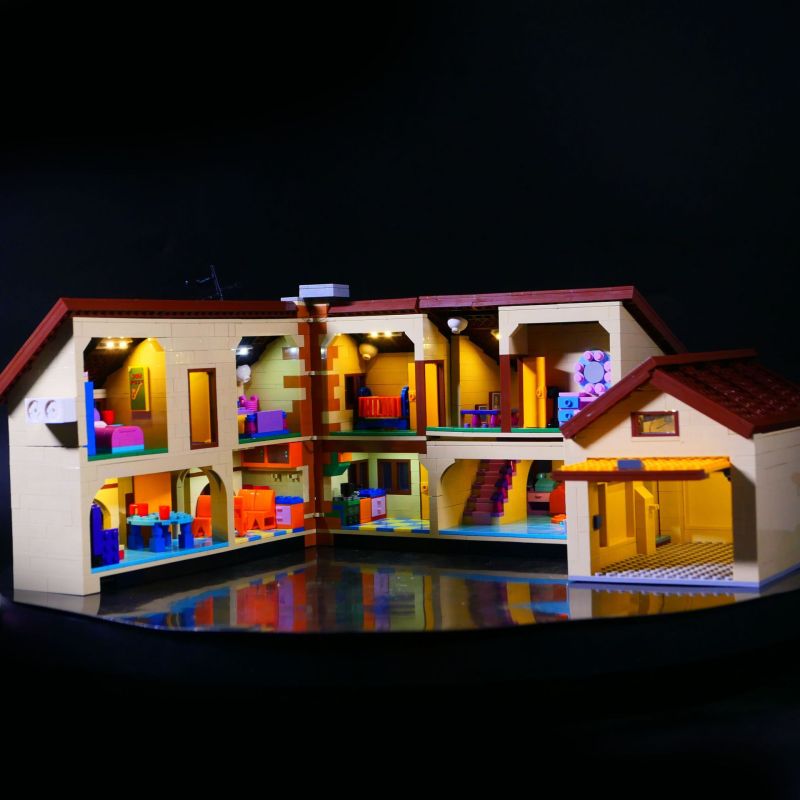 LED Lighting Kit for The Simpsons House 71006