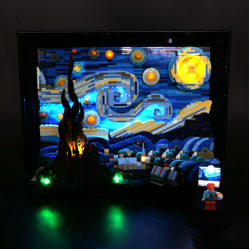 LED Lighting Kit for Vincent van Gogh - The Starry Night 21333