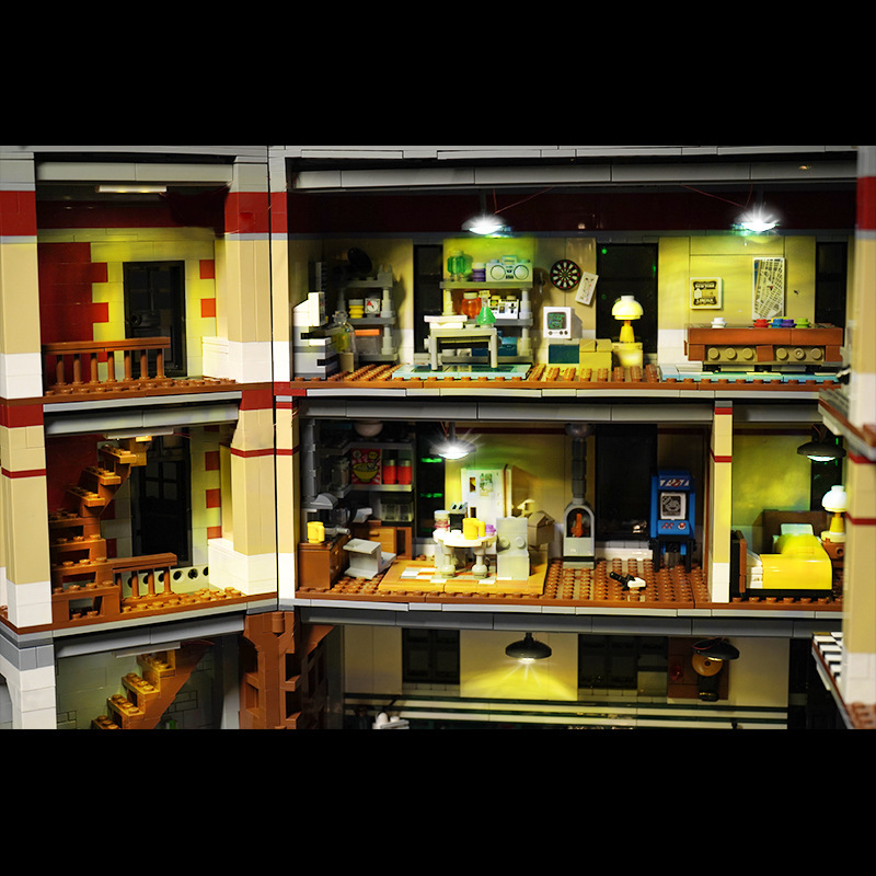 LED Lighting Kit for Firehouse Headquarters 75827