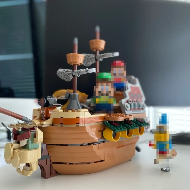 Bowser's Airship Super Mario Movie & Games 71391