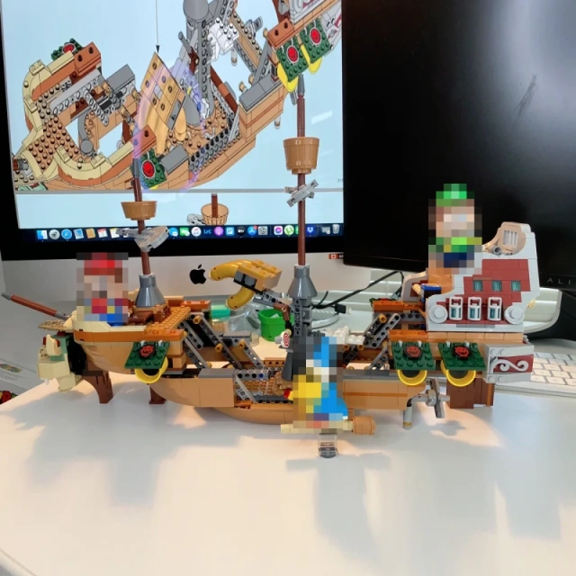 Bowser's Airship Super Mario Movie & Games 71391