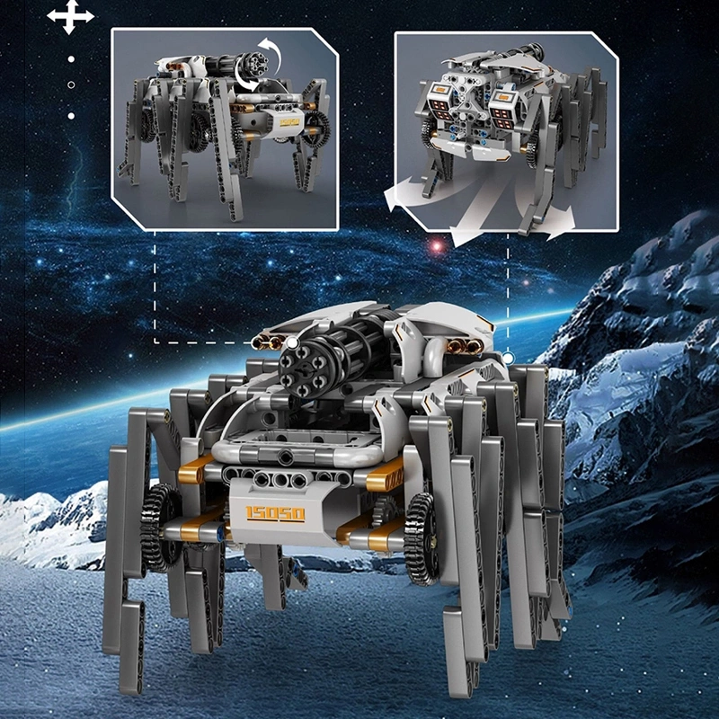 [With Motor]Mould King 15050 Remote control Uranus Heka Technic