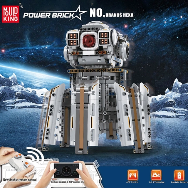 [With Motor]Mould King 15050 Remote control Uranus Heka Technic