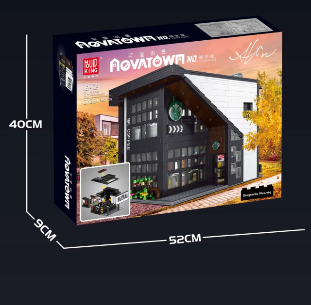 Mould King 16036 Modern Cafe Modular 2020 Modular Buildings Creator Expert