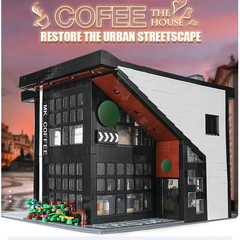 Mould King 16036 Modern Cafe Modular 2020 Modular Buildings Creator Expert