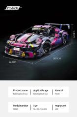 1:10 Building block sports car Technic 66623