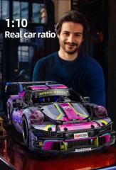 1:10 Building block sports car Technic 66623