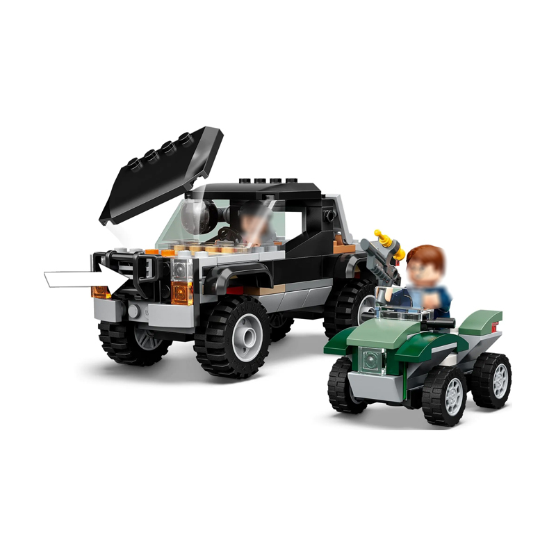 Triceratops Pick-up Truck Ambush Jurassic World Movie & Game 76950