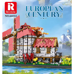 Reobrix European Century：Windmills Town Medieval Castle 66014