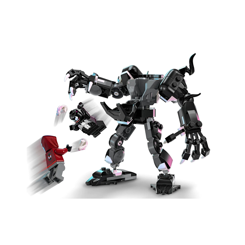 Venom Mech Armor vs. Miles Morales Super Heroes 76276