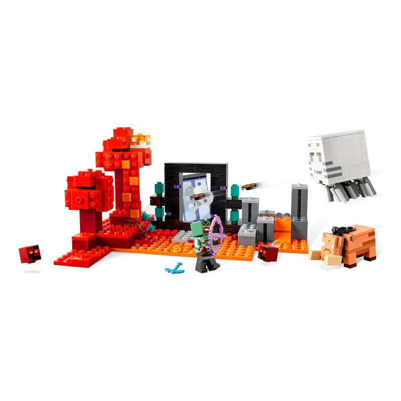 The Nether Portal Ambush Minecraft Movie & Games 21255