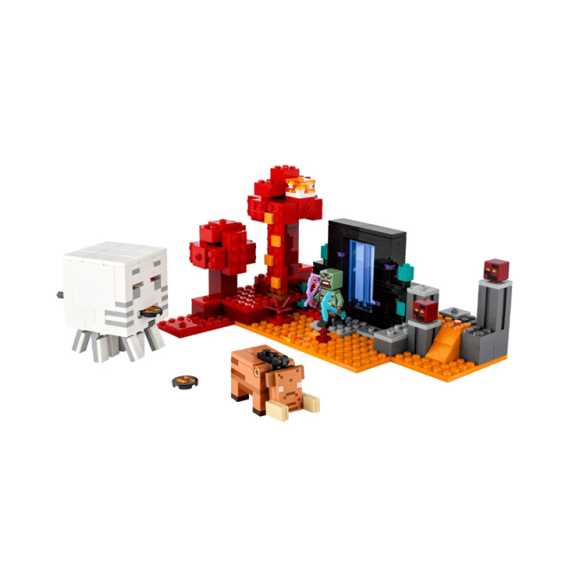 The Nether Portal Ambush Minecraft Movie & Games 21255