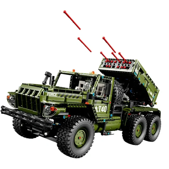 TAIGAOLE Technic Cars Katyusha Rocket Launcher 2268PCS building block T4011