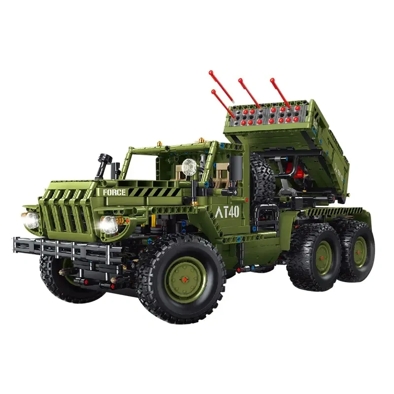 TAIGAOLE Technic Cars Katyusha Rocket Launcher 2268PCS building block T4011